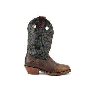 DOUBLE H DH1571 Western Oil Res Buckaroo Cowboy Boots Men's Sz 9.5 D USA Oak Ice